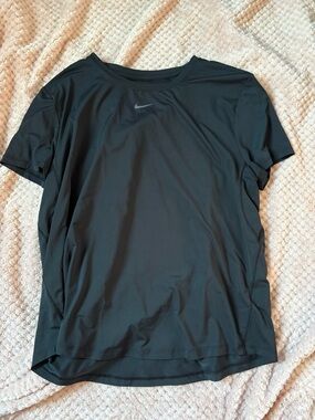 Brand new Nike Black Dri-FIT Athletic Tee with grey Logo